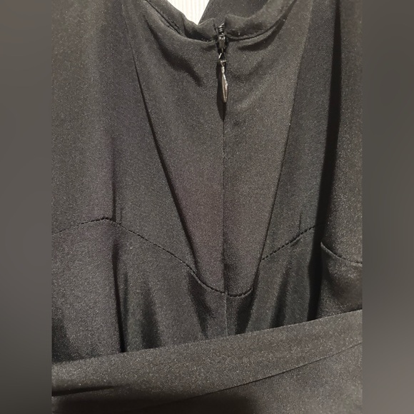 J. Crew Goddess Gown Black Silk size 8 - Picture 4 of 6